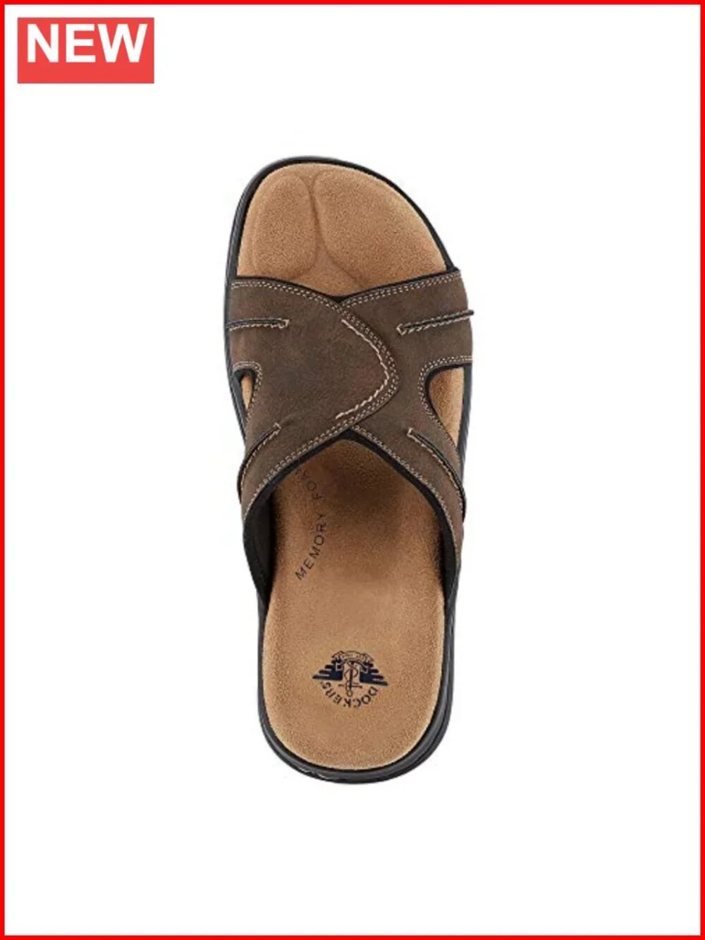 Men's Casual Slip-On Slide Sandals with Memory Foam